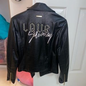 Leather Armani Jacket Women